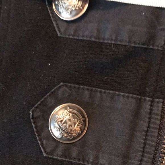 Black military style sweater - Picture 4 of 6